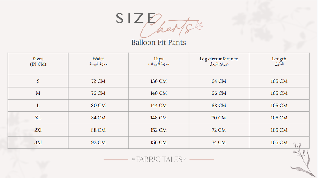 Light Balloon Fit Pants