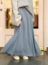 Dusty Blue Fall Skirt