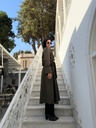 Olive Vague Girl Coat