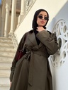 Olive Vague Girl Coat