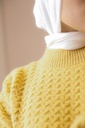 Butter Yellow Cable Heart