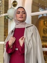 Beige Vague Girl Coat