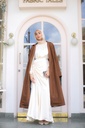 Crème Mural Dress