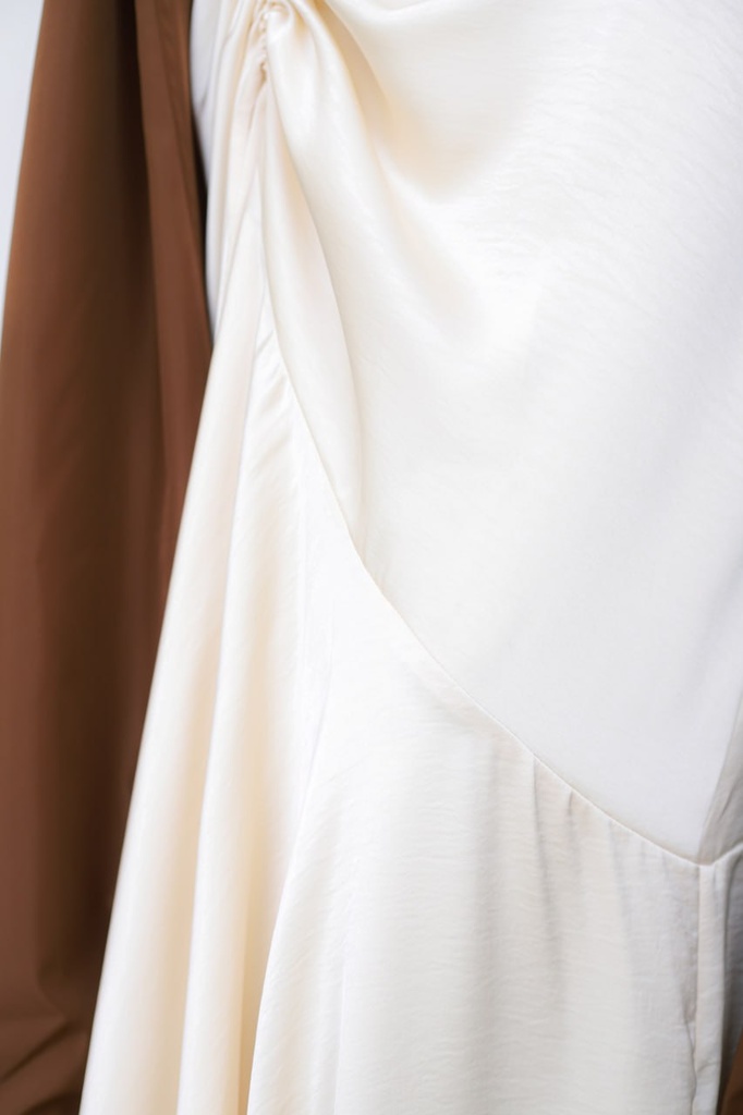 Crème Mural Dress