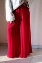 Maroon Aura Chiffon Pants