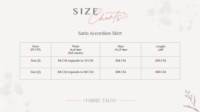 Violet Satin Accordion Skirt