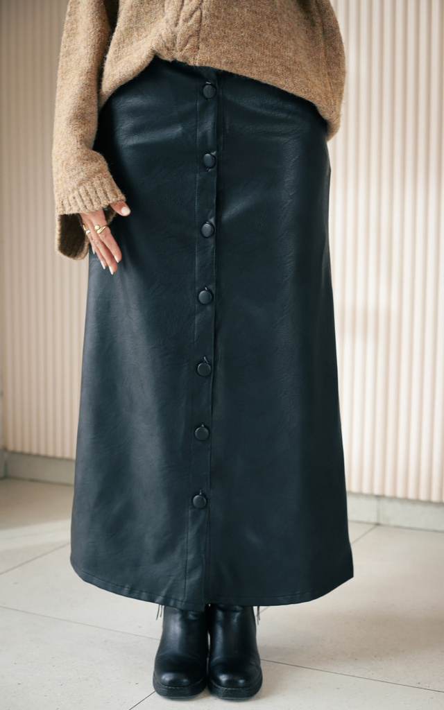 Luxe Leather Skirt
