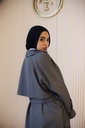 Grey Vague Girl Coat