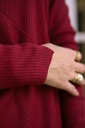 Oxblood Raya Blouse
