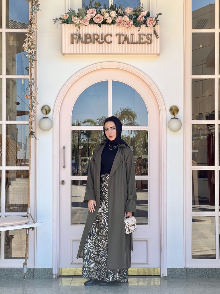 Olive Vogue Girl Coat