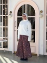 Oxblood Cheetah Skirt