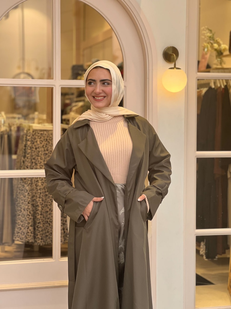 Olive Vogue Girl Coat