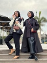 Black Vogue Girl Coat