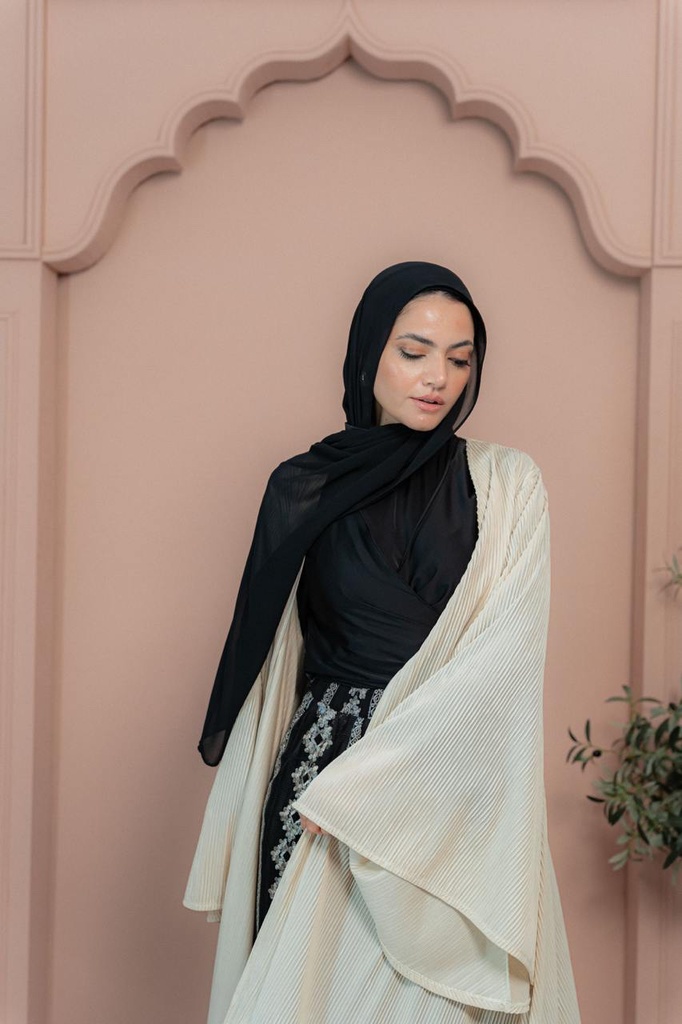 Beige Hennah Kaftan  
