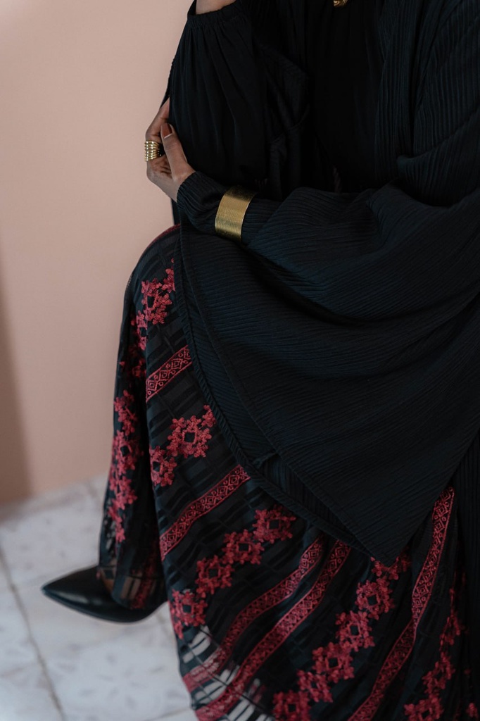 Black Hennah Kaftan  