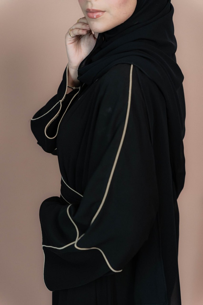 Black Chiffon Veil