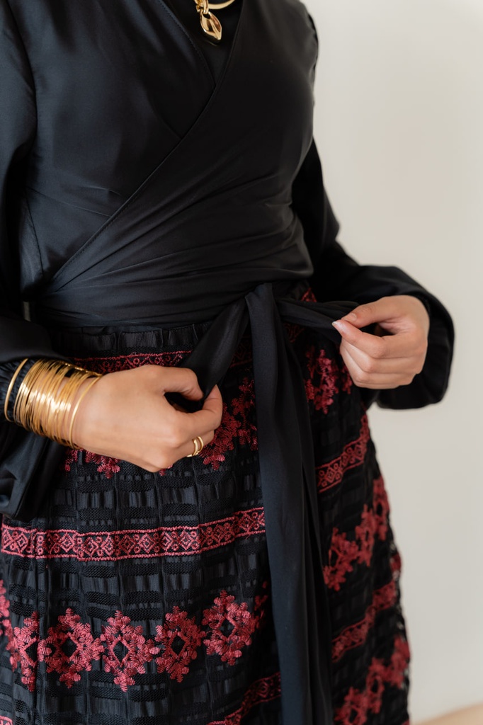 Black Sophia Blouse
