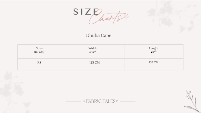 Dhuha Cape