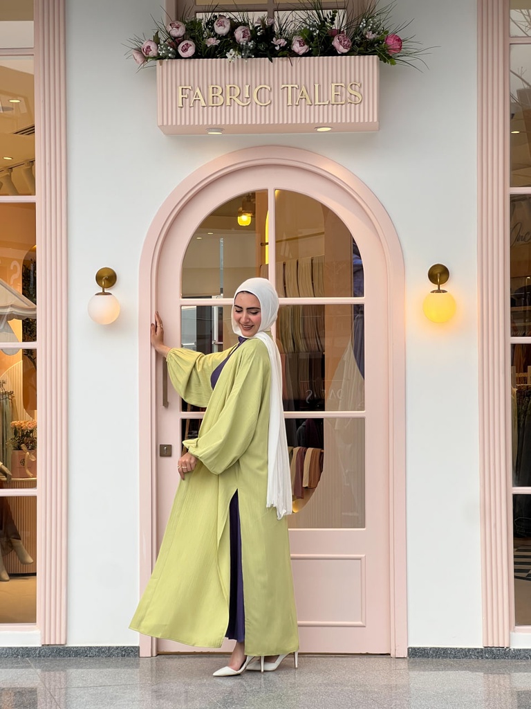 Lime Elle Kimono