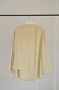 Sand Louvre Blouse