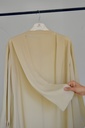 Sand Louvre Blouse