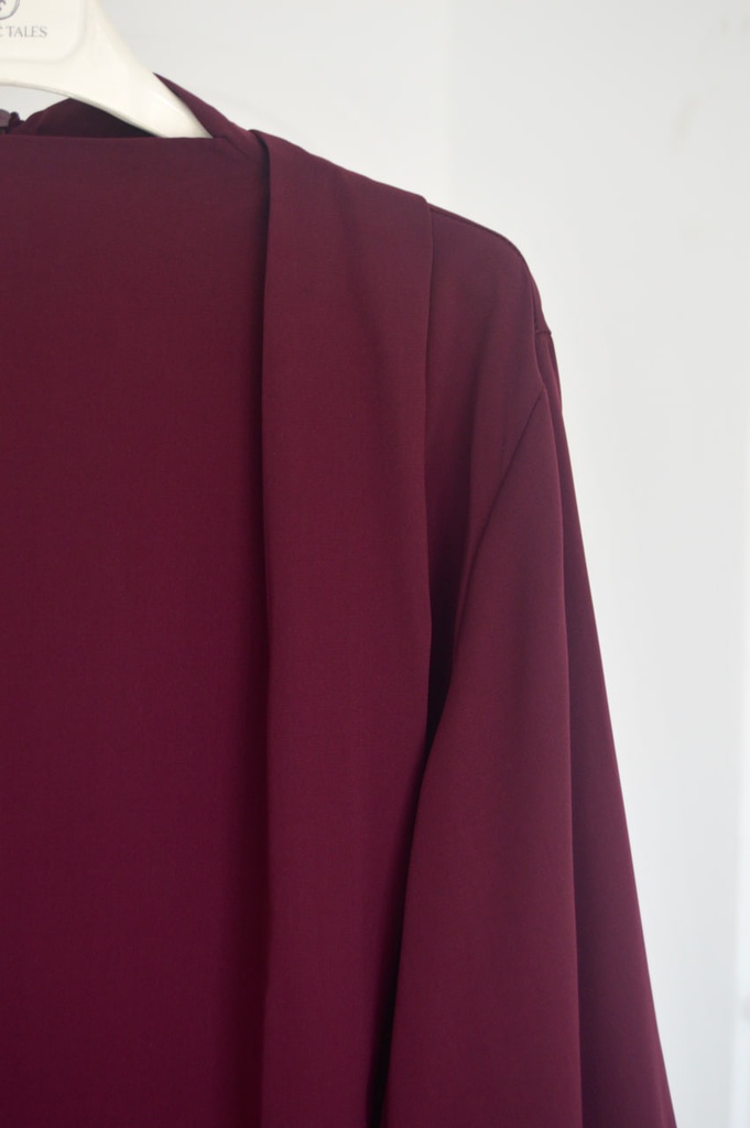 Oxblood Louvre Blouse