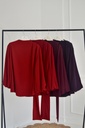 Oxblood Louvre Blouse