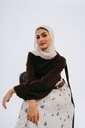 Chocolate Louvre Blouse