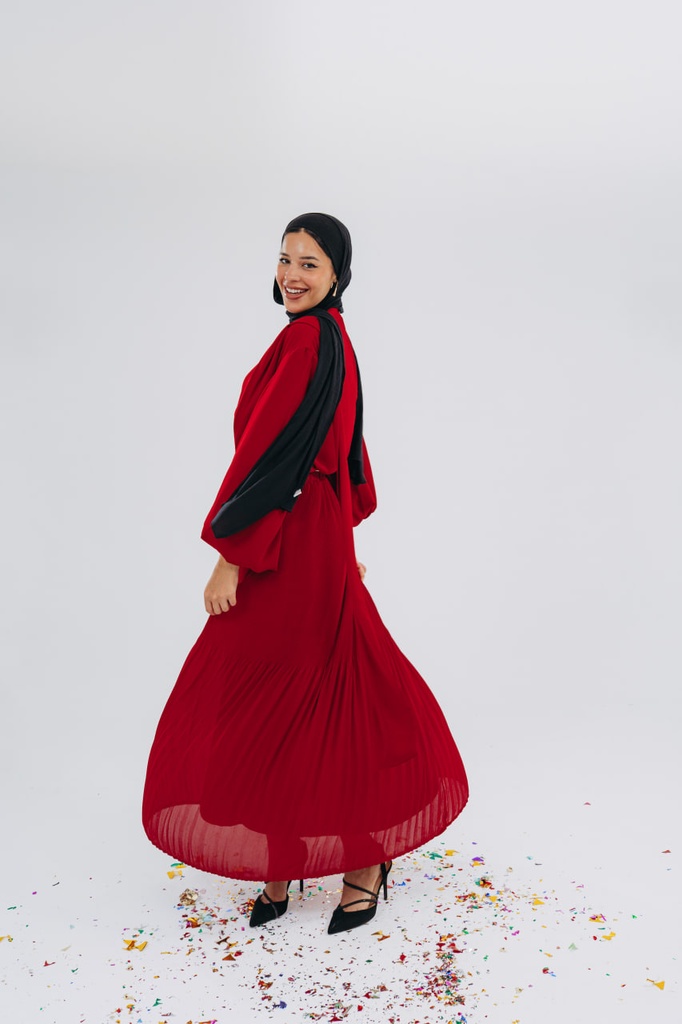 Maroon Tiana Skirt