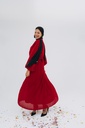 Maroon Tiana Skirt