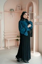 Teal Louvre Blouse