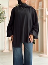 Black Louvre Blouse