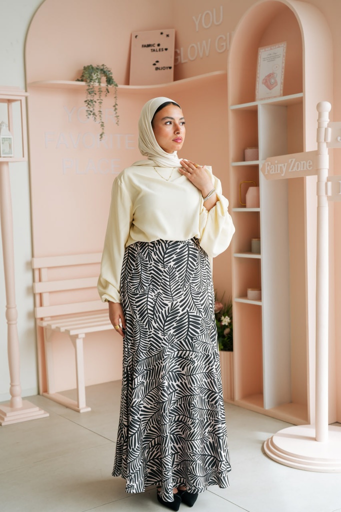 Beige Louvre Blouse