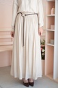 Beige Isla Skirt 