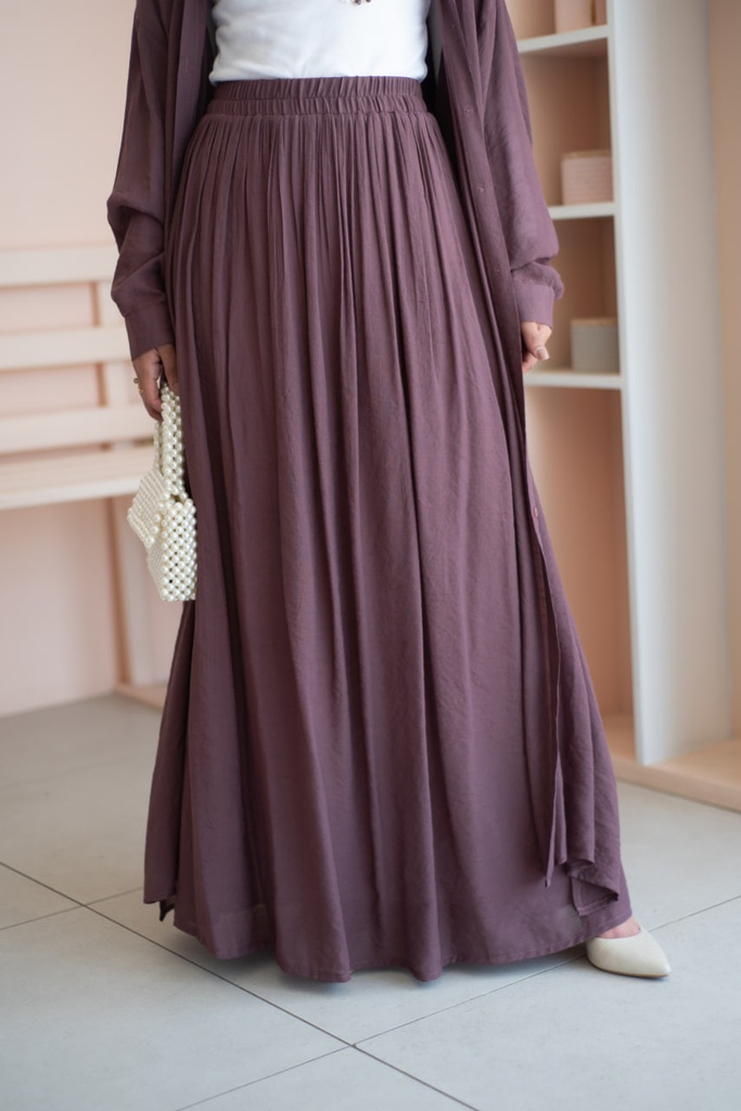 Plum Isla Skirt