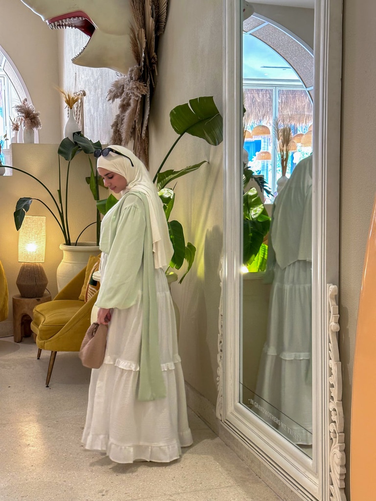 Lime Louvre Blouse