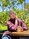 Plum Swan Cape Blouse