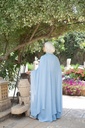 Sky Swan Cape Blouse