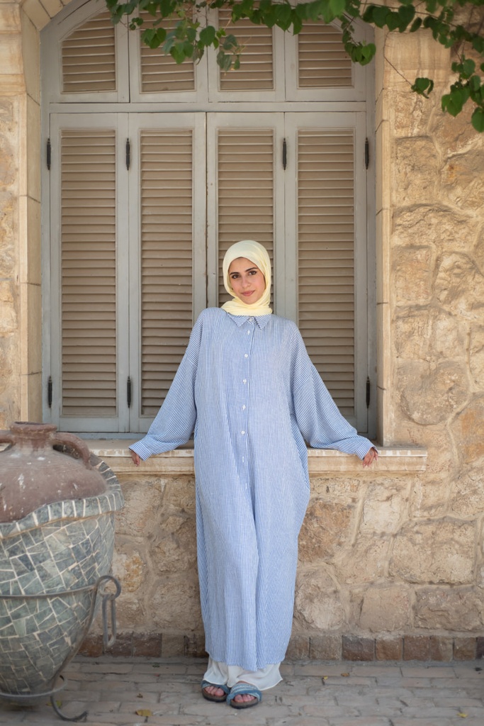 Blue Stripea Shirt 