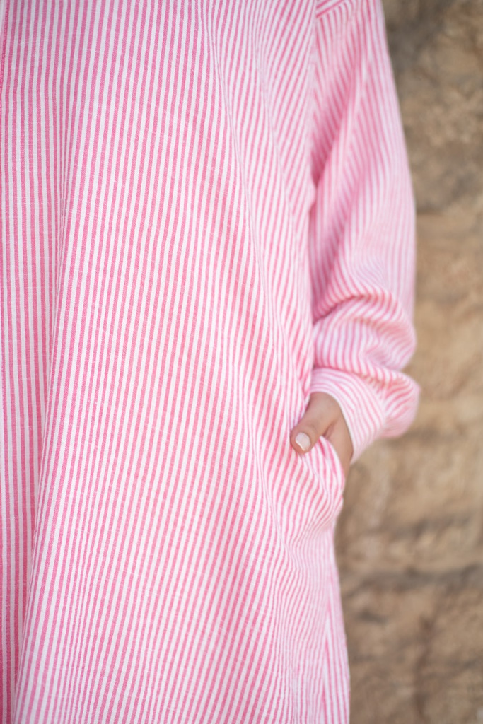 Pink Stripea Shirt 