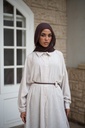 Beige Stripea Shirt 