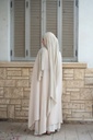 Beige Swan Cape Blouse