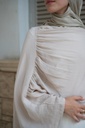Beige Swan Cape Blouse