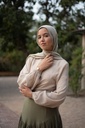 Beige lana Blouse 