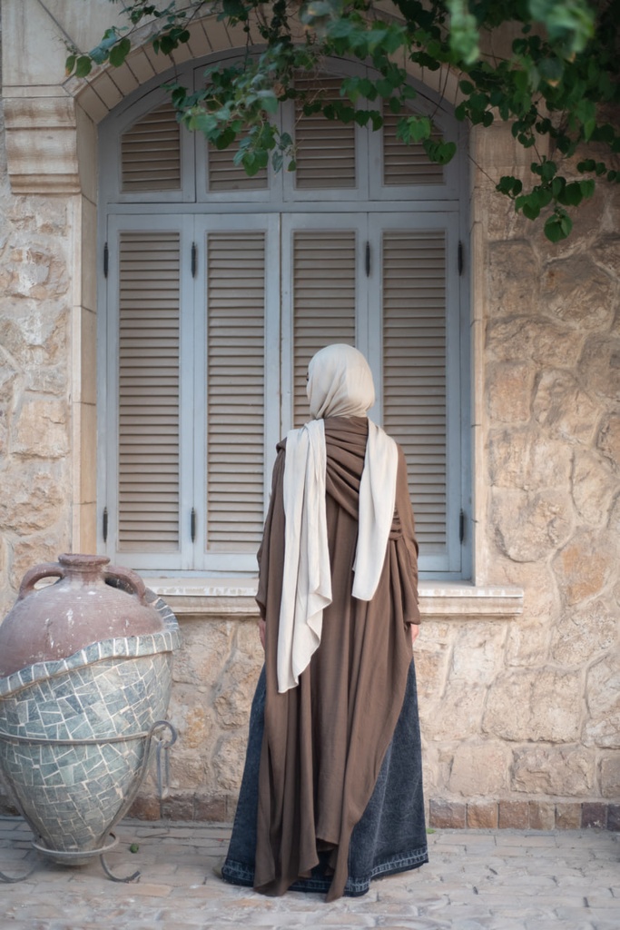 Chocolate Swan Cape Blouse