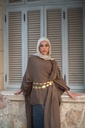 Chocolate Swan Cape Blouse