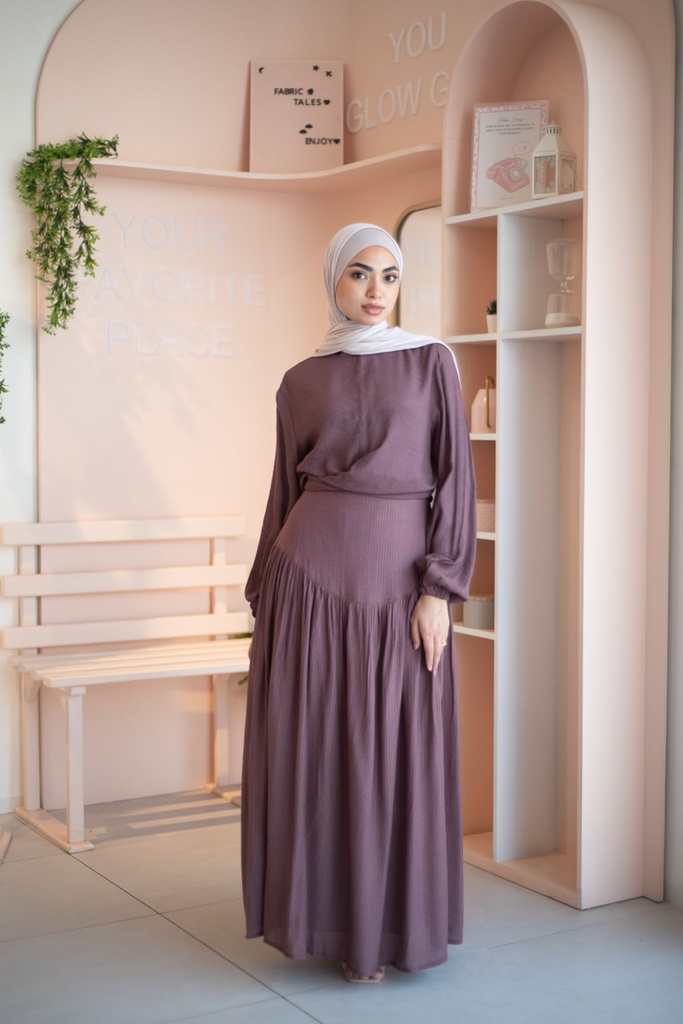 Plum Elara Skirt