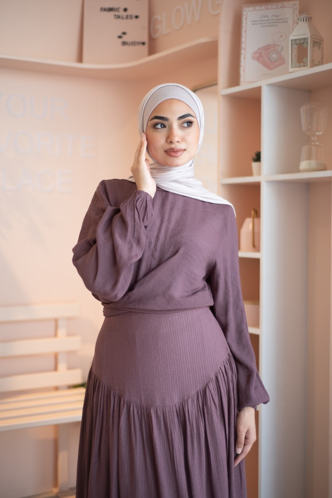 Plum Elara Skirt
