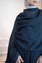 Midnight Swan Cape Blouse