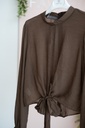 Chocolate lana Blouse
